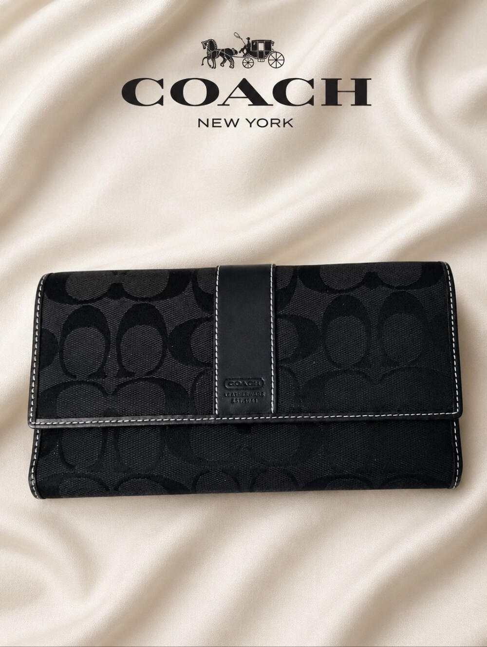 Coach Signature C Long Wallet